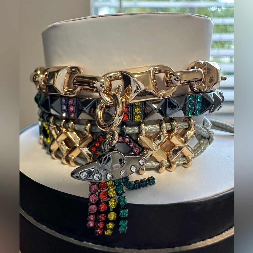 Bomb Party Halloween Stack 2025 “Under The Luxe Moon”-Gold & Hematite Plating🛸✨